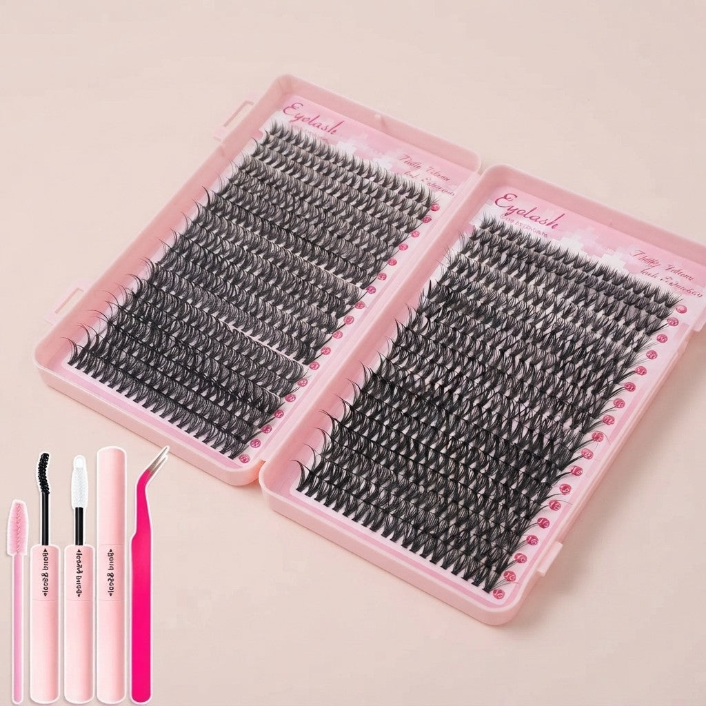 Fluffy Wispy Eyelash Extension Kit